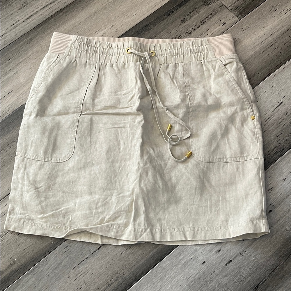 Company Ellen Tracy Women's Iron Linen Skort S